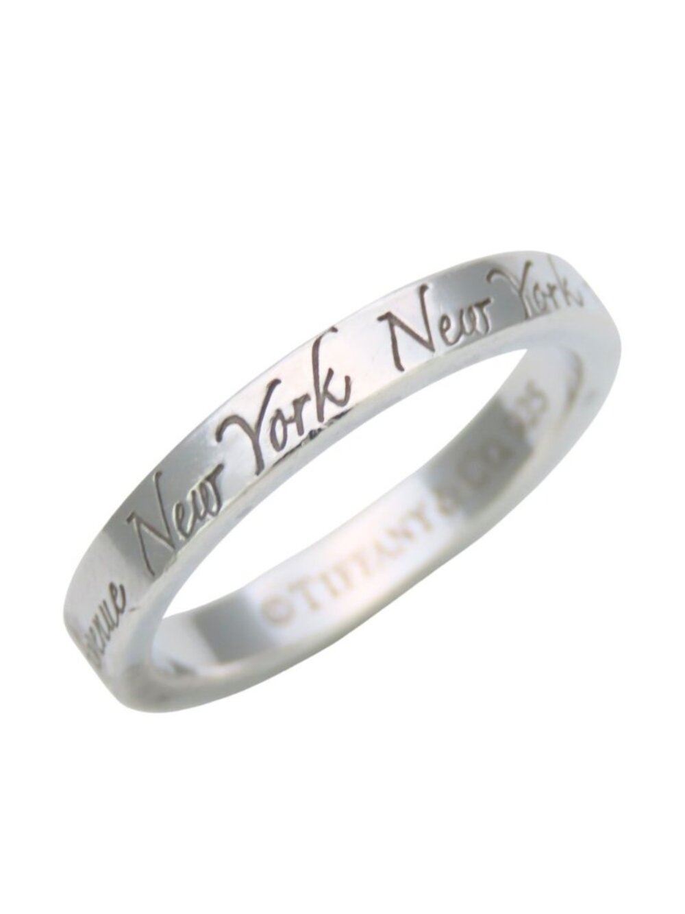 Tiffany & Co Ring Notes New York 925 Sterling Silver